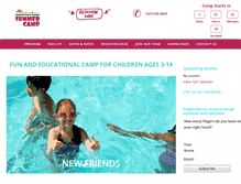 Tablet Screenshot of mbsummercamp.com